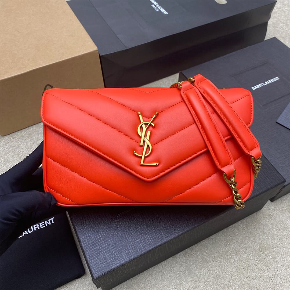 Y51  LOULOU small in MATELASSÉ lambskin
