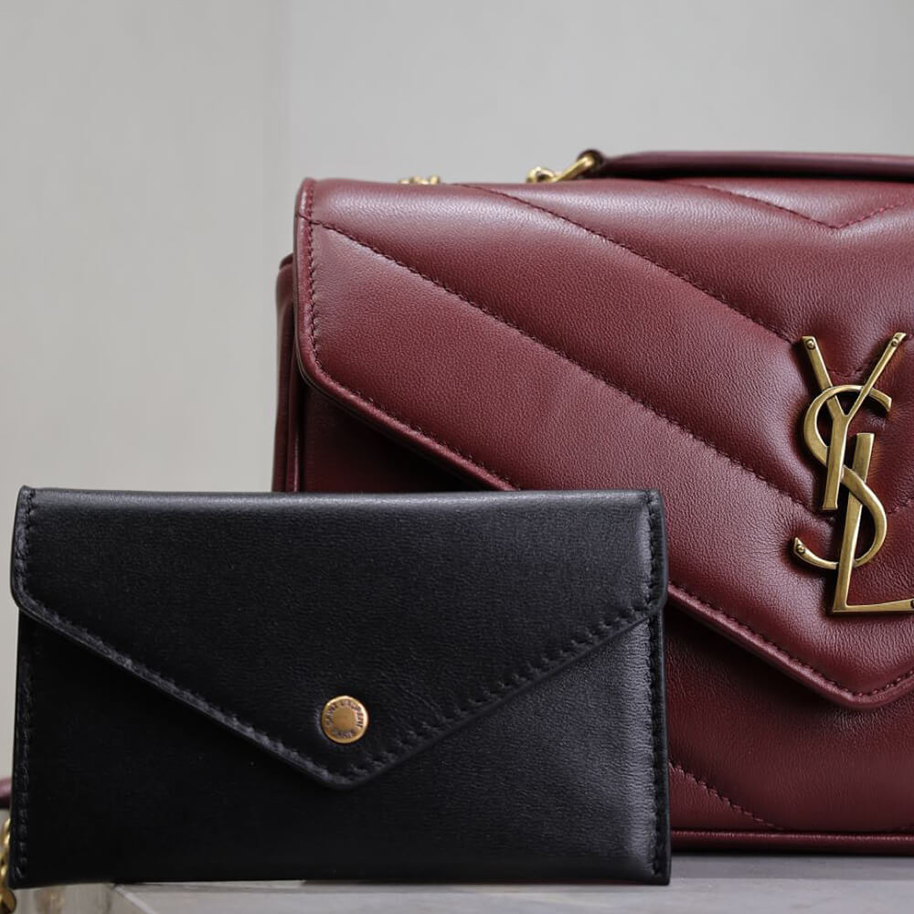 Y51 LOULOU small in MATELASSÉ lambskin
