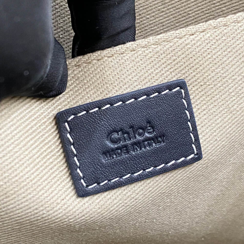 Chloe Woody tote bag in linen