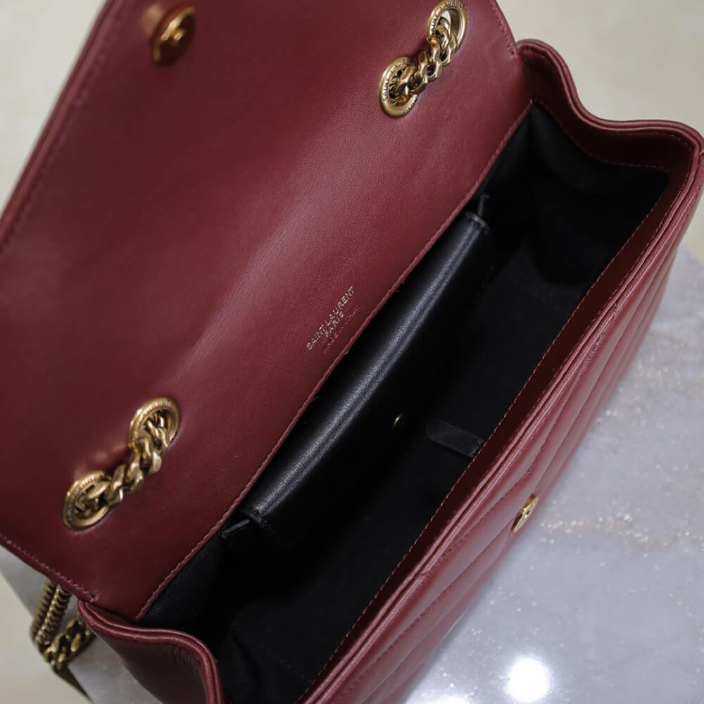 Y51 LOULOU small in MATELASSÉ lambskin