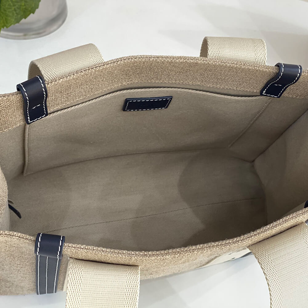 Chloe Woody tote bag in linen