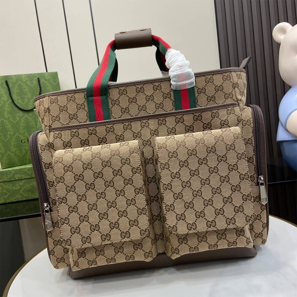 Original GG medium diaper bag(HIGH-END GRADE)