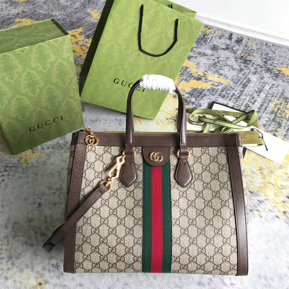 OPHIDIA GG MEDIUM TOTE BAG